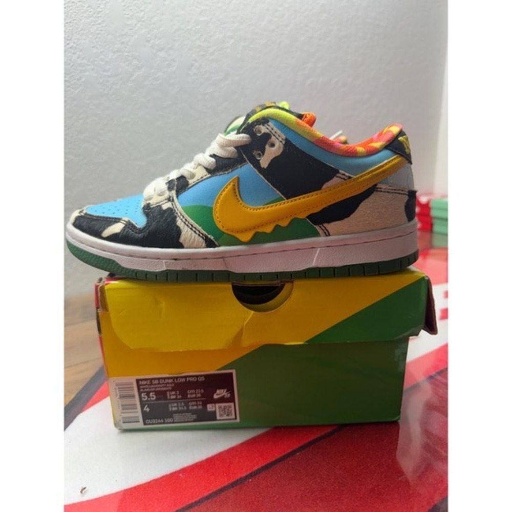 Nike SB Dunk Low Pro QS Chunky Dunky Ben & Jerrys CU3244-100 Mens 4 Womens 5.5